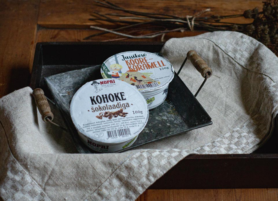 Nopri Talumeierei kohupiimakreemid